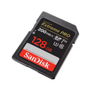 SanDisk Extreme PRO SDXC 128GB 200MB/s R 90MB/s W UHS-I U3 C10 V30 Card