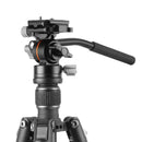 Vanguard VESTA GO 264CV12 Carbon Fiber Tripod with PV-12 Video Head - Clast