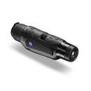 A black Zeiss monocular thermal imaging device shown at a diagonal angle on a clean white background with a soft shadow.