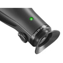 Close-up of a black Zeiss DTI 3/35 eyepiece with a green indicator light and white branding text on a clean white background.