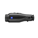 A black Zeiss monocular telescope shown horizontally against a plain white background.