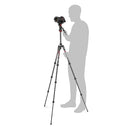 Manfrotto Befree Live Carbon Fibre Video Tripod Kit with Twist Locks - Clast