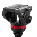 Manfrotto 502 Video Head and 055 Carbon Fibre 4-Section Tripod Kit - Clast