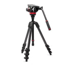 Manfrotto 502 Video Head and 055 Carbon Fibre 4-Section Tripod Kit - Clast