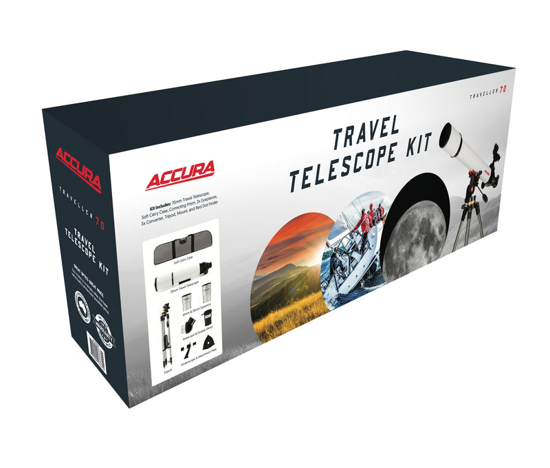 Accura Travel Telescope 70mmx700mm With Carry Case