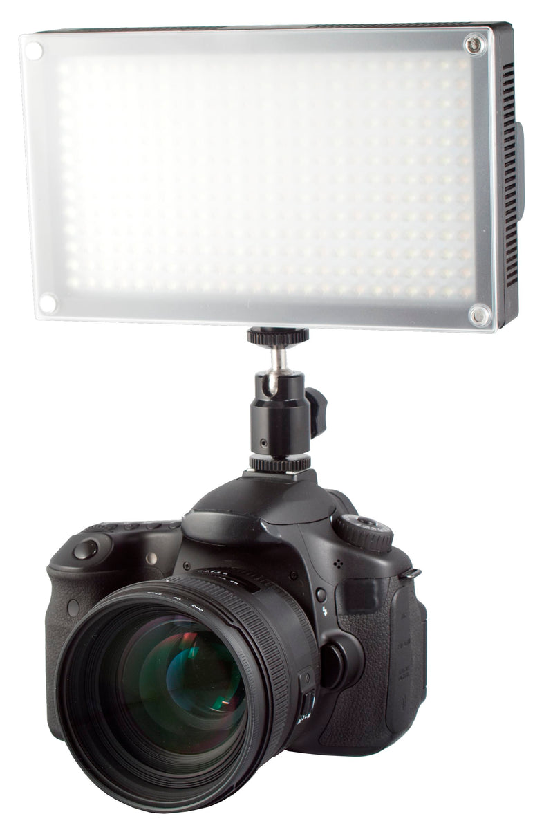 Glanz LED312AS Video/DSLR LIGHT with Li-ion Battery, Dimmer + Colour Adjust - CLAST