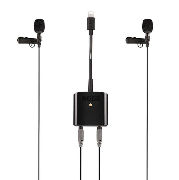 SC6-L Mobile Interview Kit with Dual Smartlav+Mics and SC6-L Mobile Interface for Apple - CLAST